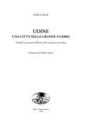 Copertina  Udine : una Città nella Grande Guerra : Fotografie e documenti dell'anno dell'invasione austro-tedesca